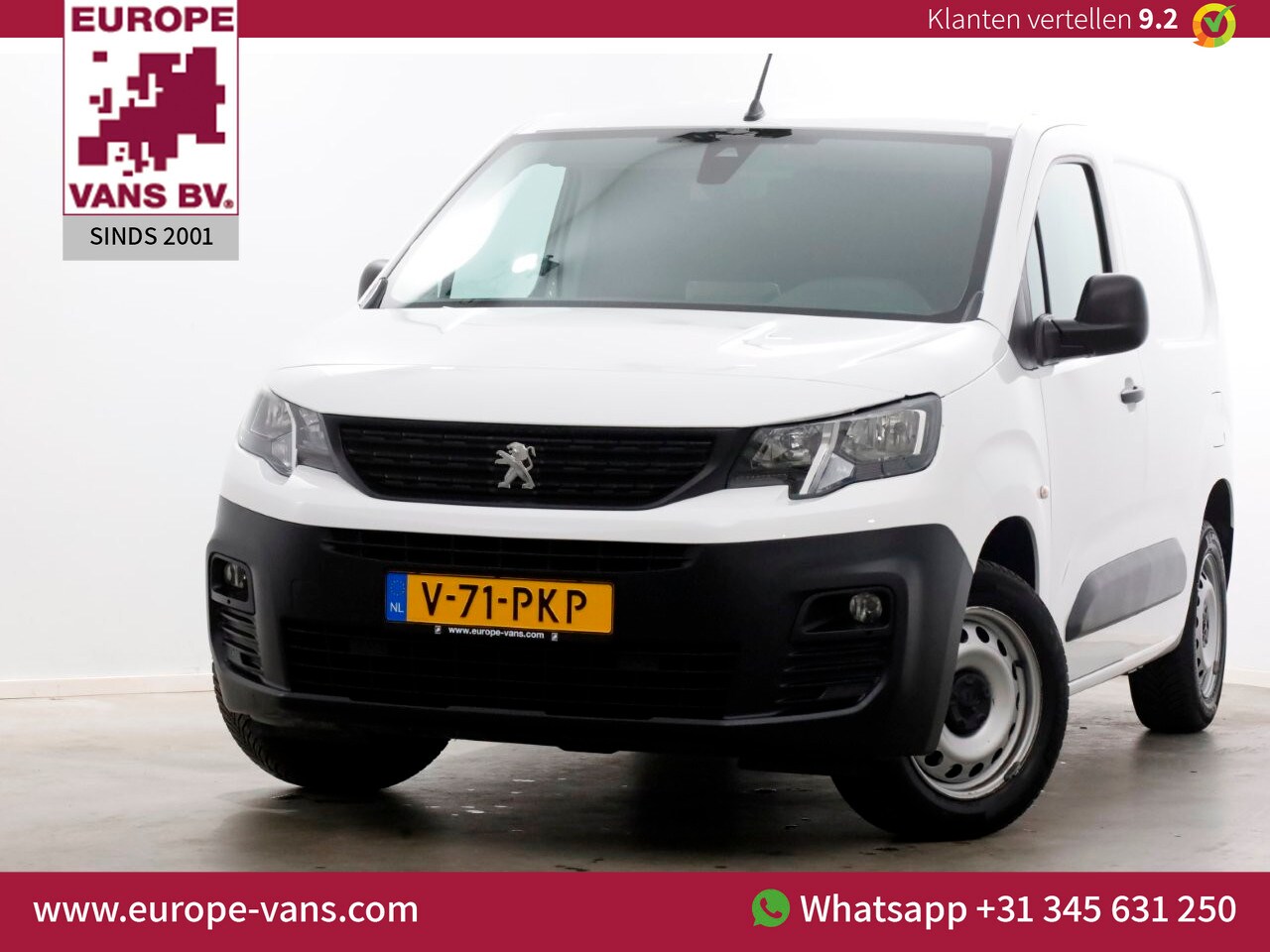 Peugeot Partner - 1.5 BlueHDI 130pk Automaat Airco/Navi/Camera 06-2021 - AutoWereld.nl