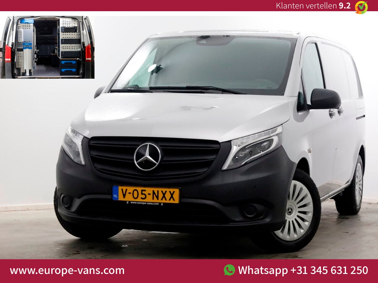 Mercedes-Benz Vito - 114 CDI 136pk Compact 9G Automaat 2x Schuifdeur/LED/Camera/Inrichting 09-2022 - AutoWereld.nl