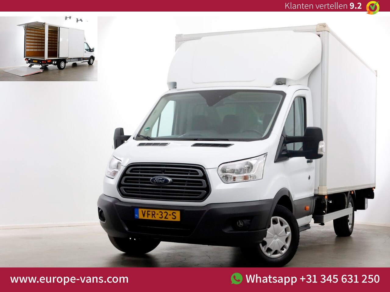 Ford Transit - 350 2.0 TDCI 130pk Trend Bakwagen met laadklep en zijdeur 03-2020 - AutoWereld.nl