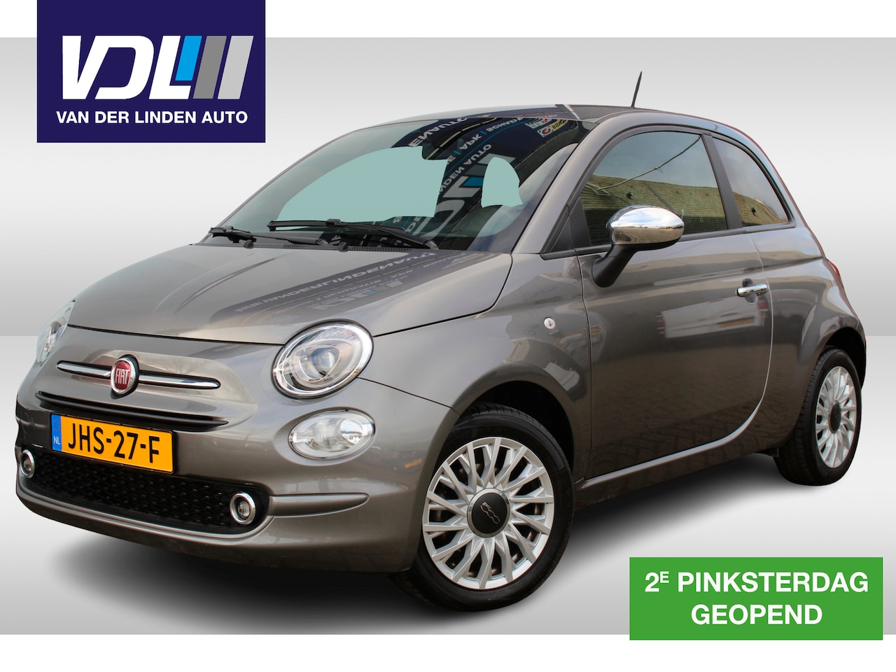 Fiat 500 - 1.0 Hybrid Apple carplay/ Android auto l 15" velgen l Airco l Cruise control - AutoWereld.nl