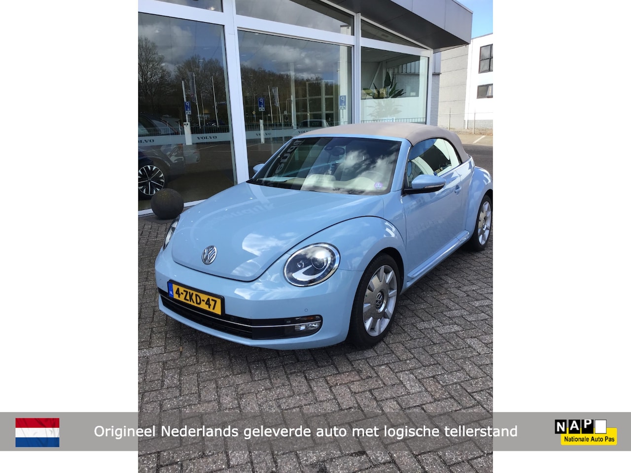Volkswagen Beetle Cabriolet - 1.4 TSI Design | Automaat | Navigatie | Xenon | NL-auto - AutoWereld.nl