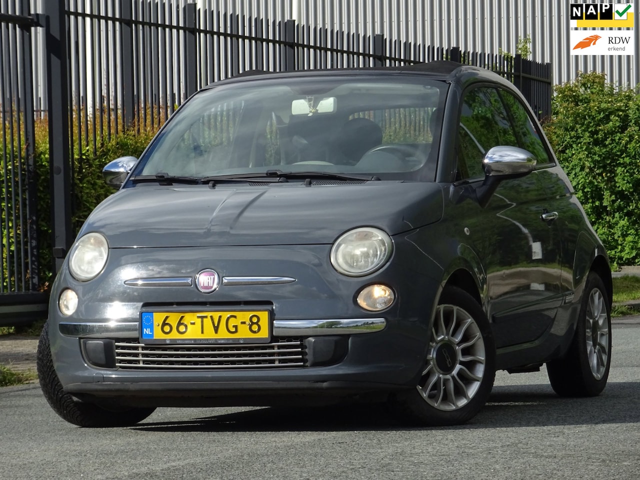 Fiat 500 C - 0.9 TwinAir Lounge NAP/LEER/NAVI/AIRCO/PDC - AutoWereld.nl