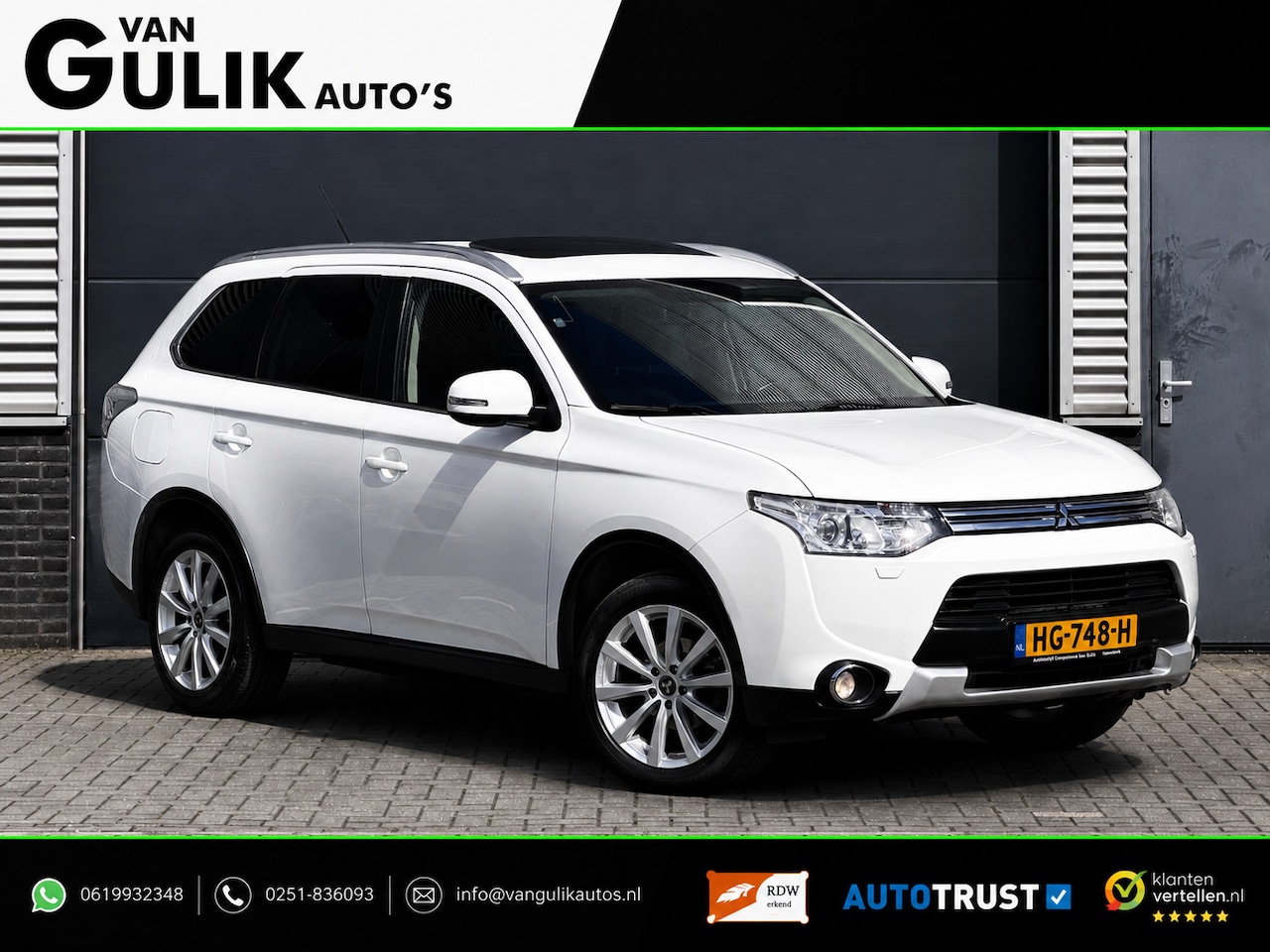 Mitsubishi Outlander - 2.0 PHEV Limited Edition X-Line | Leder | Trekhaak | Schuifdak | Camera | - AutoWereld.nl