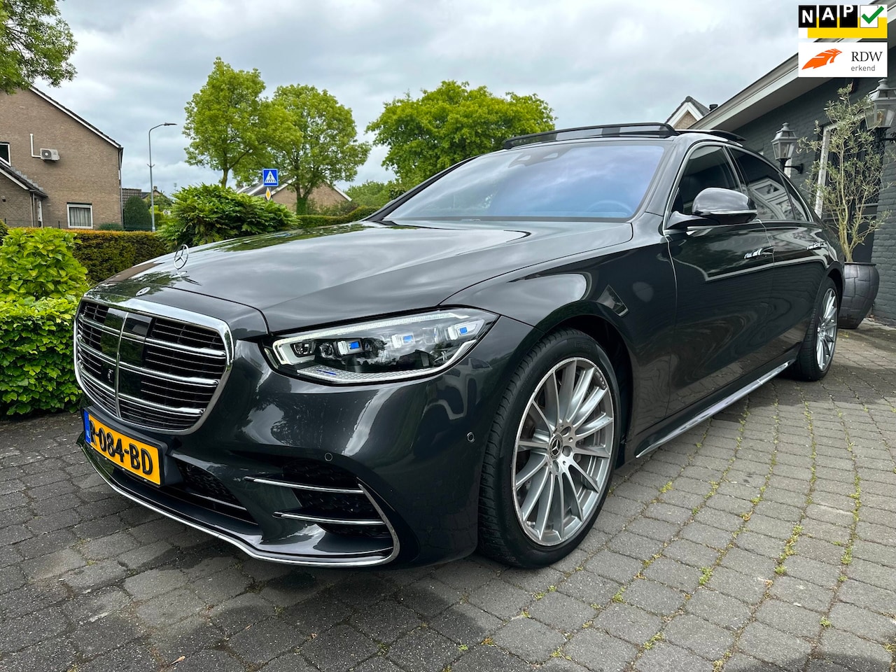 Mercedes-Benz S-klasse - 580 e Lang AMG, Pano, Dealer Onderhouden - AutoWereld.nl