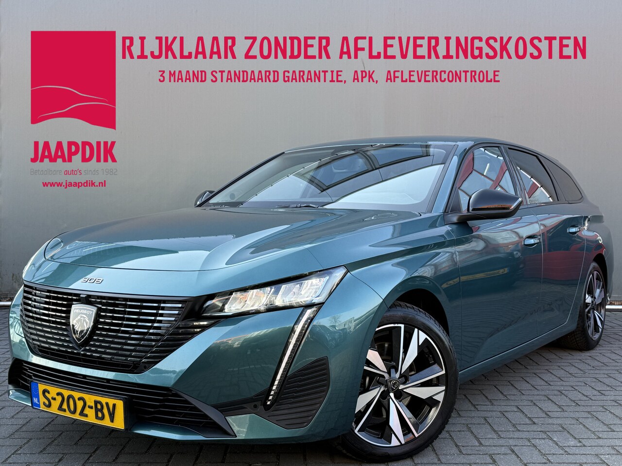 Peugeot 308 SW - BWJ 2023 1.2 131 PK PureTech Allure TREKHAAK | FULL LED | HALF LEDER | KEYLESS | 360 CAMER - AutoWereld.nl