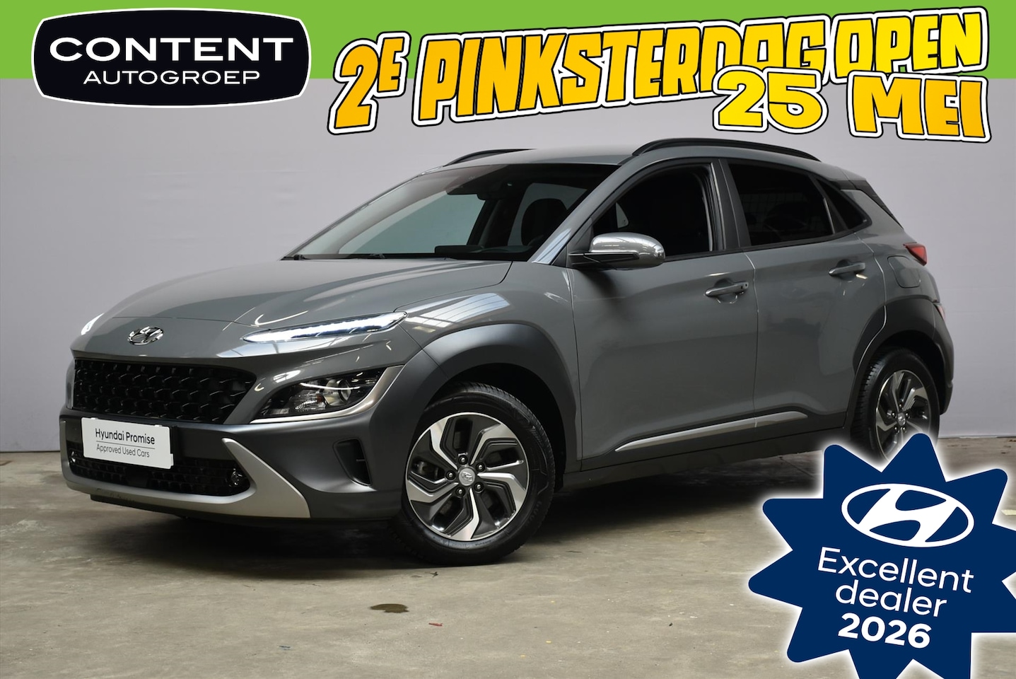 Hyundai Kona - 1.6 GDI HEV 141pk DCT Fashion I TREKHAAK - AutoWereld.nl