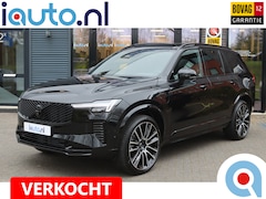 Volvo XC90 - 2.0 T8 456pk AWD Ultra Black Edition Pano/Bowers&Wilkins/360/Leder/Headup/Keyless/ ACC/22"