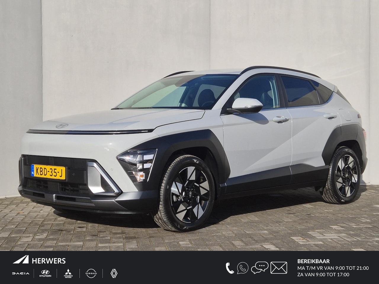 Hyundai Kona - 1.6 GDI HEV Comfort Smart Automaat / Fabrieksgarantie tot 2-2030 / Stuur- & Stoelverwarmin - AutoWereld.nl
