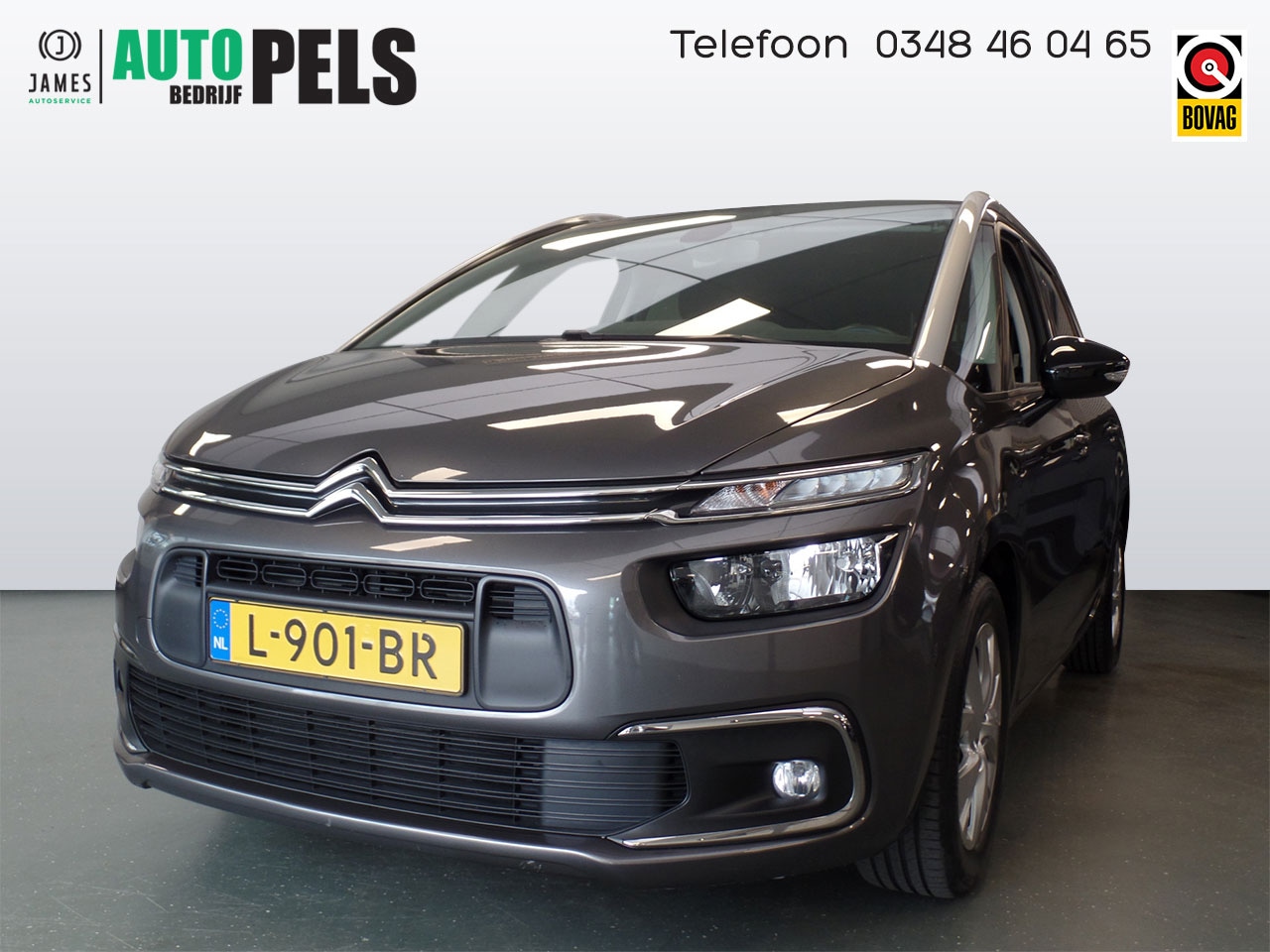 Citroën Grand C4 SpaceTourer - 1.2 PureTech Feel 130pk!!, 7 persoons uitvoering!! Navigatie, Clima controle, Cruise cont - AutoWereld.nl
