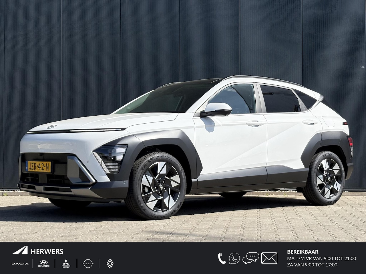 Hyundai Kona - 1.6 GDI HEV Premium Sky / DEMO DEAL / Trekhaak Afneembaar 13-Polig / Stoelverkoeling / Sto - AutoWereld.nl