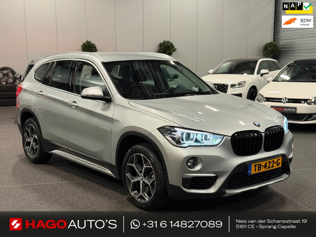 BMW X1 - SDrive20i High Executive AUT/LED/NAVI/HUD/LEDER/CAMERA/PDC/DEALER-ONDERHOUDEN - AutoWereld.nl