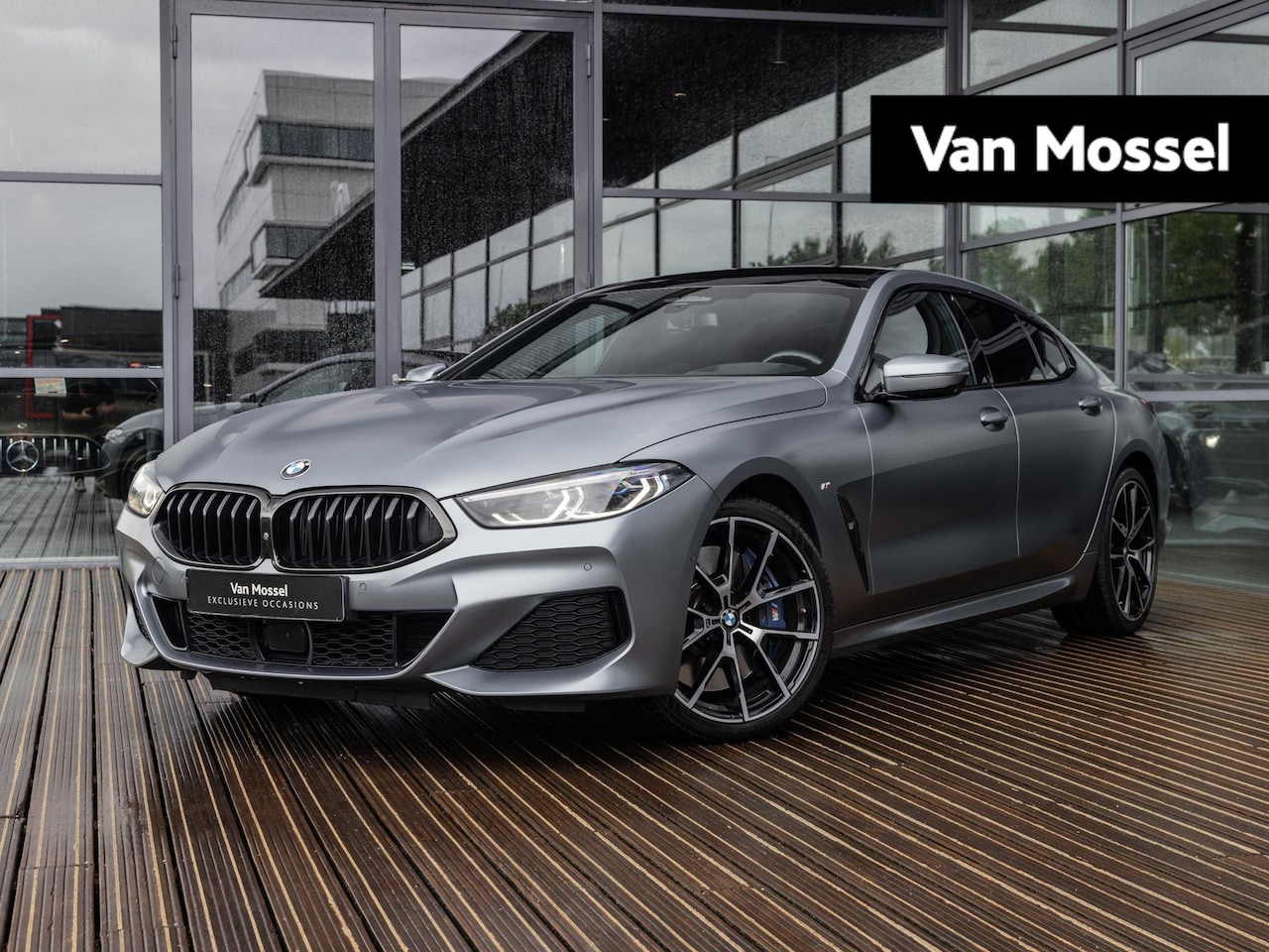 BMW 8-serie Gran Coupé - 840i xDrive High Executive | M-SPORT | INDIVIDUAL FROZEN BLUESTONE | 20 INCH | HARMAN KARD - AutoWereld.nl