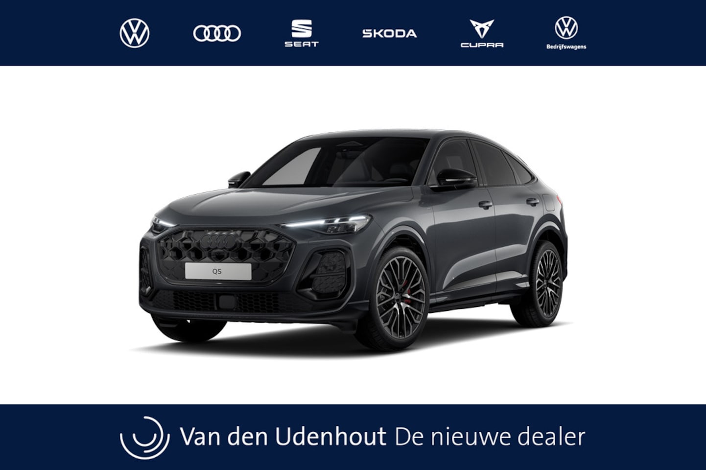 Audi Q5 Sportback - e-hybrid quattro 367 S tronic S edition Competition | Audi virtual cockpit | Hemelbekledin - AutoWereld.nl