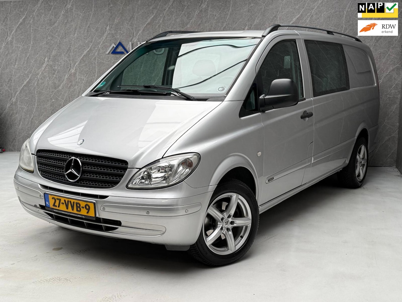 Mercedes-Benz Vito - 111 CDI 320 Lang Dubbel Cabine luxe Amigo / AUT / NAP / BTW - AutoWereld.nl