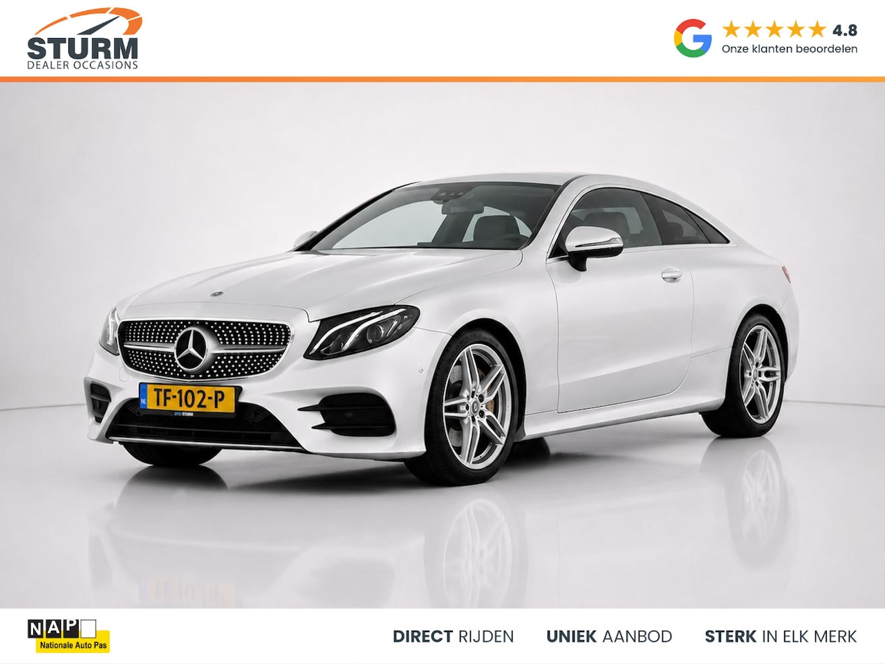 Mercedes-Benz E-klasse Coupé - 200 Business AMG-Line, NL-auto! - AutoWereld.nl