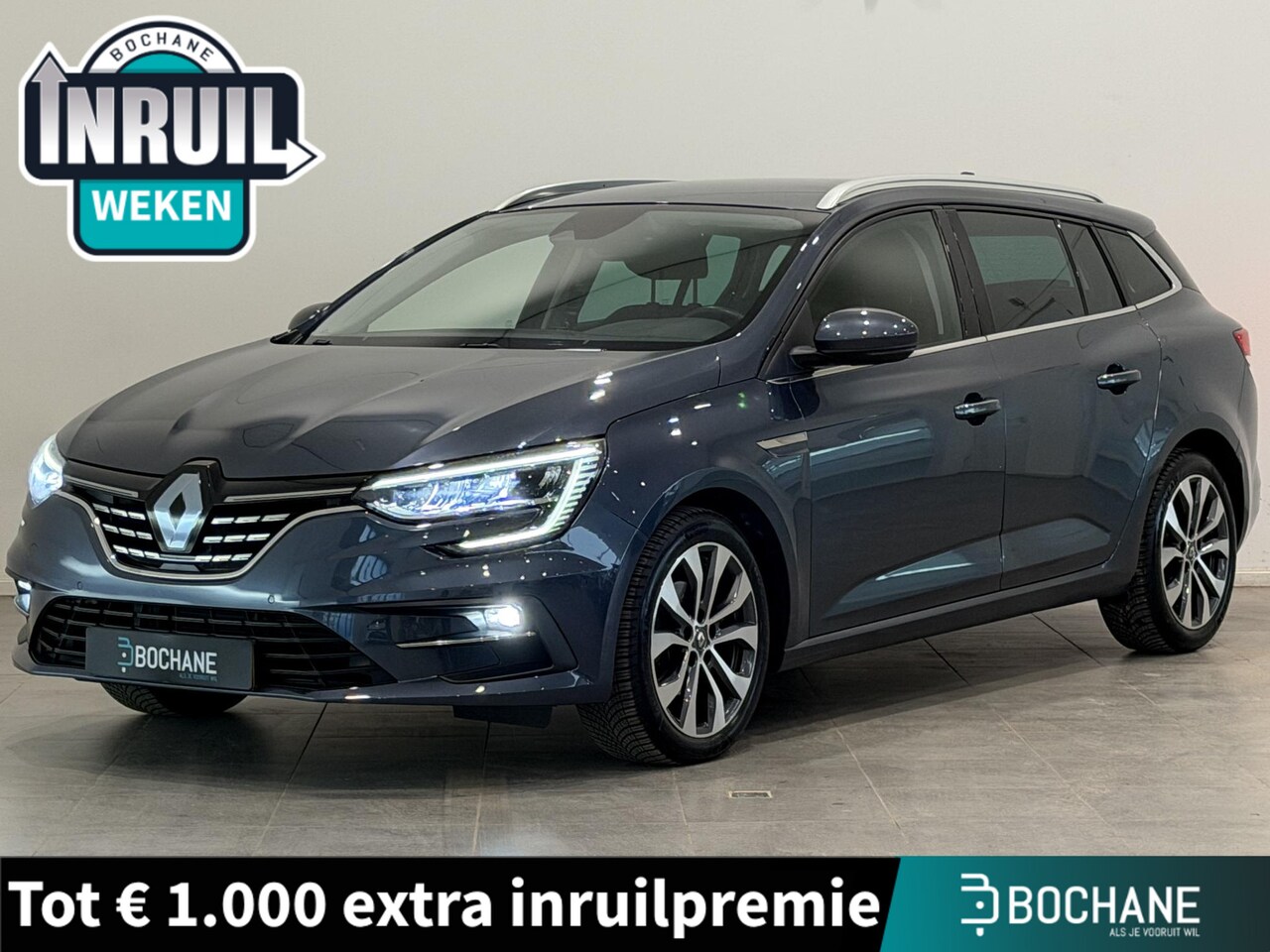 Renault Mégane Estate - 1.3 TCe 140 EDC Techno | Trekhaak 1.700 KG | All season banden | Dodehoek Detectie - AutoWereld.nl