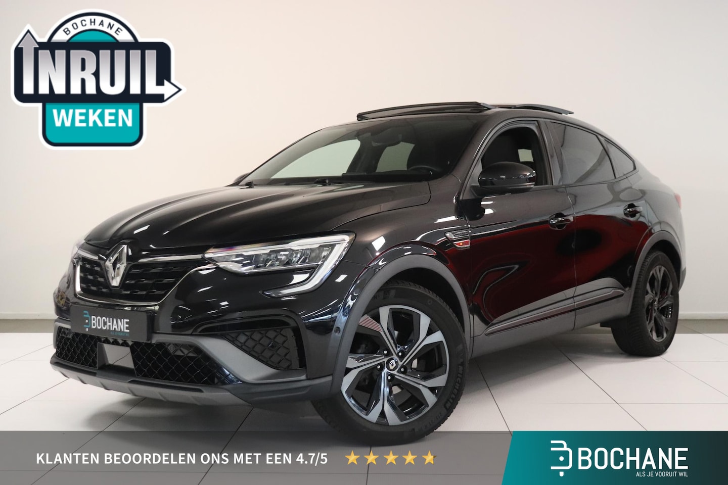 Renault Arkana - 1.6 E-Tech Hybrid 145 R.S. Line | Panoramadak | Stuur & Stoel verwarming | Adaptieve cruis - AutoWereld.nl