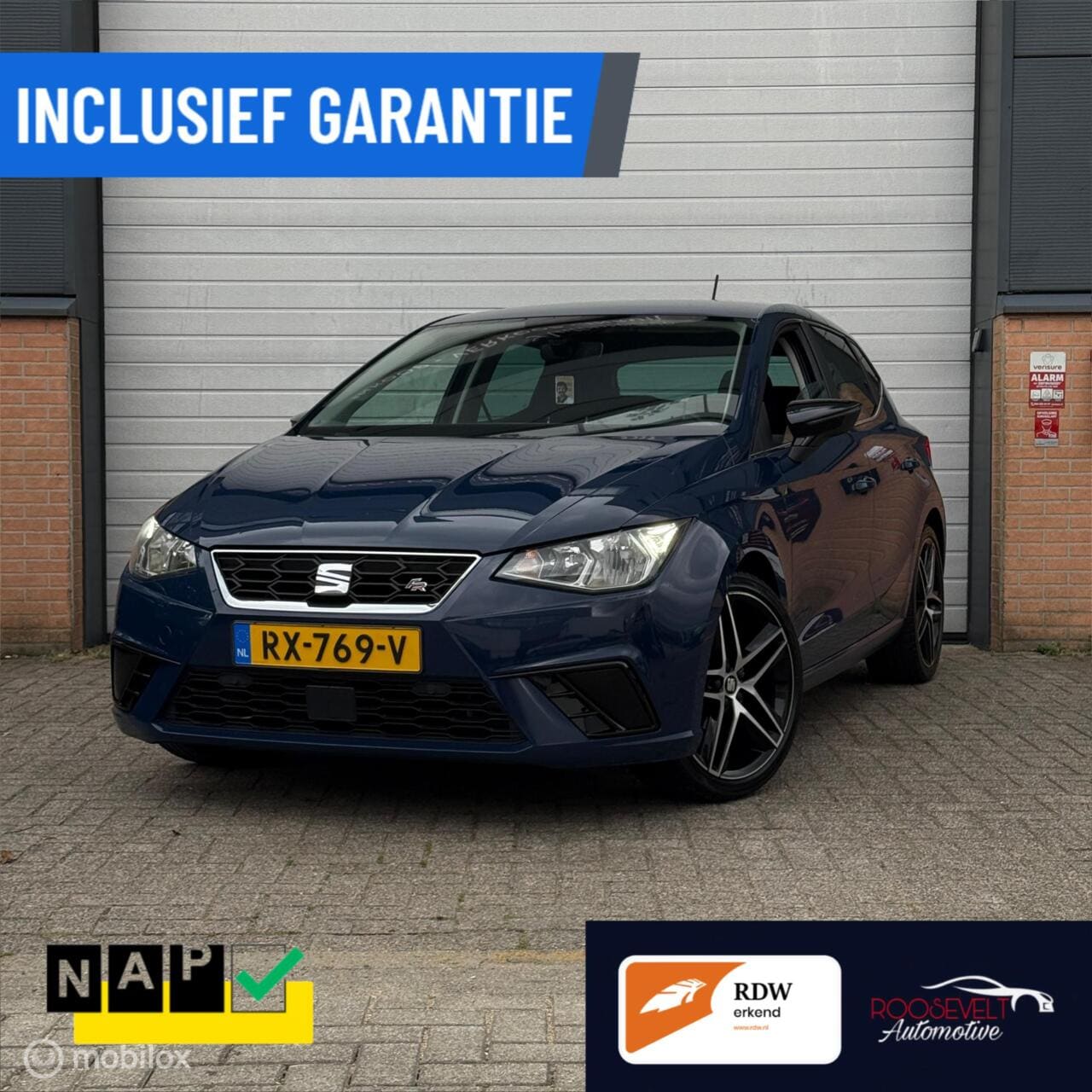SEAT Ibiza - 1.0 TSI FR / GARANTIE / CAMERA/ ACC /LED /CARPLAY - AutoWereld.nl