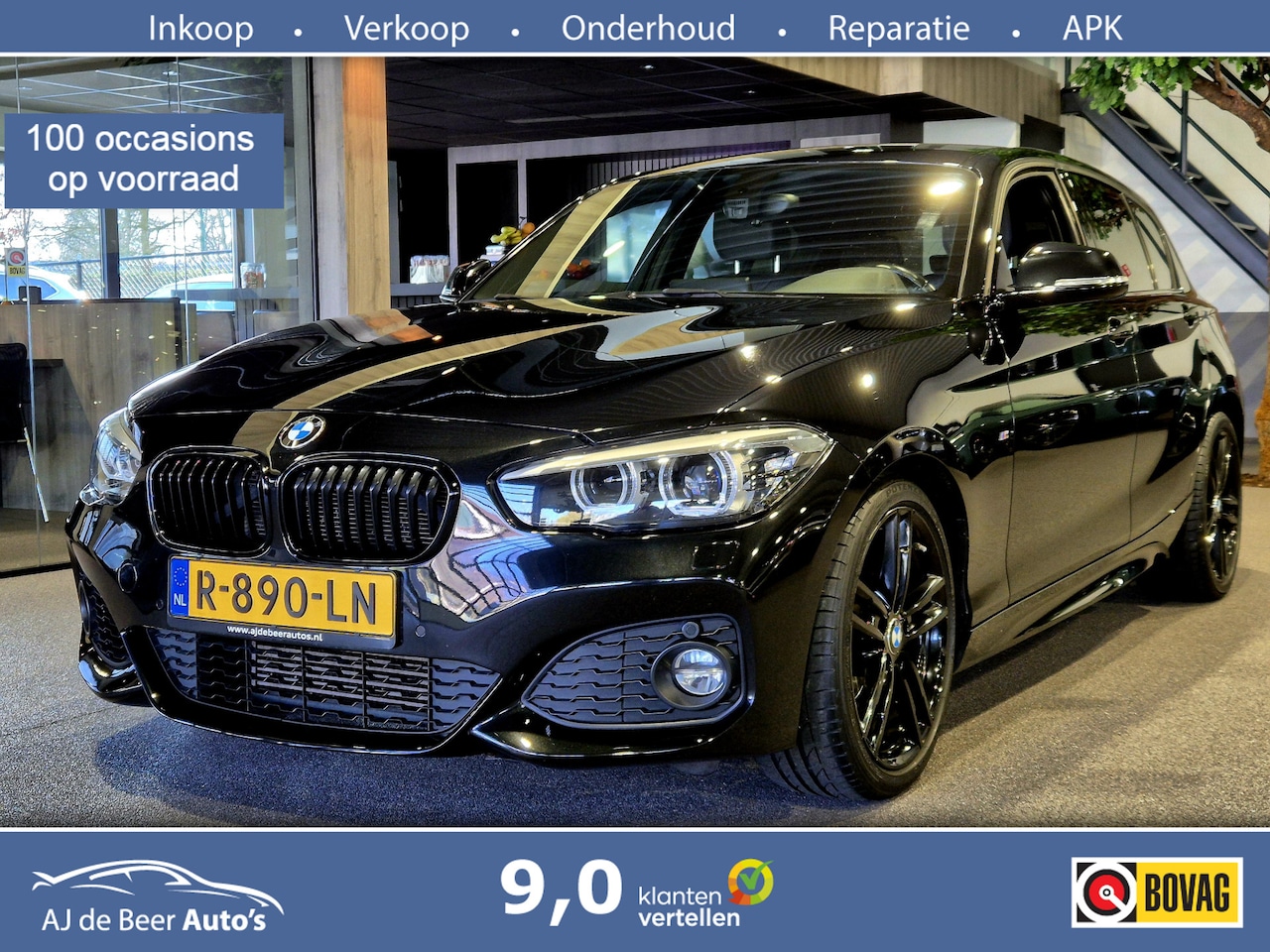 BMW 1-serie - 116i M-Sport Shadow Edition Camera | Leder | Stoelverwarming | Zwarte hemel | CarPlay | Cr - AutoWereld.nl