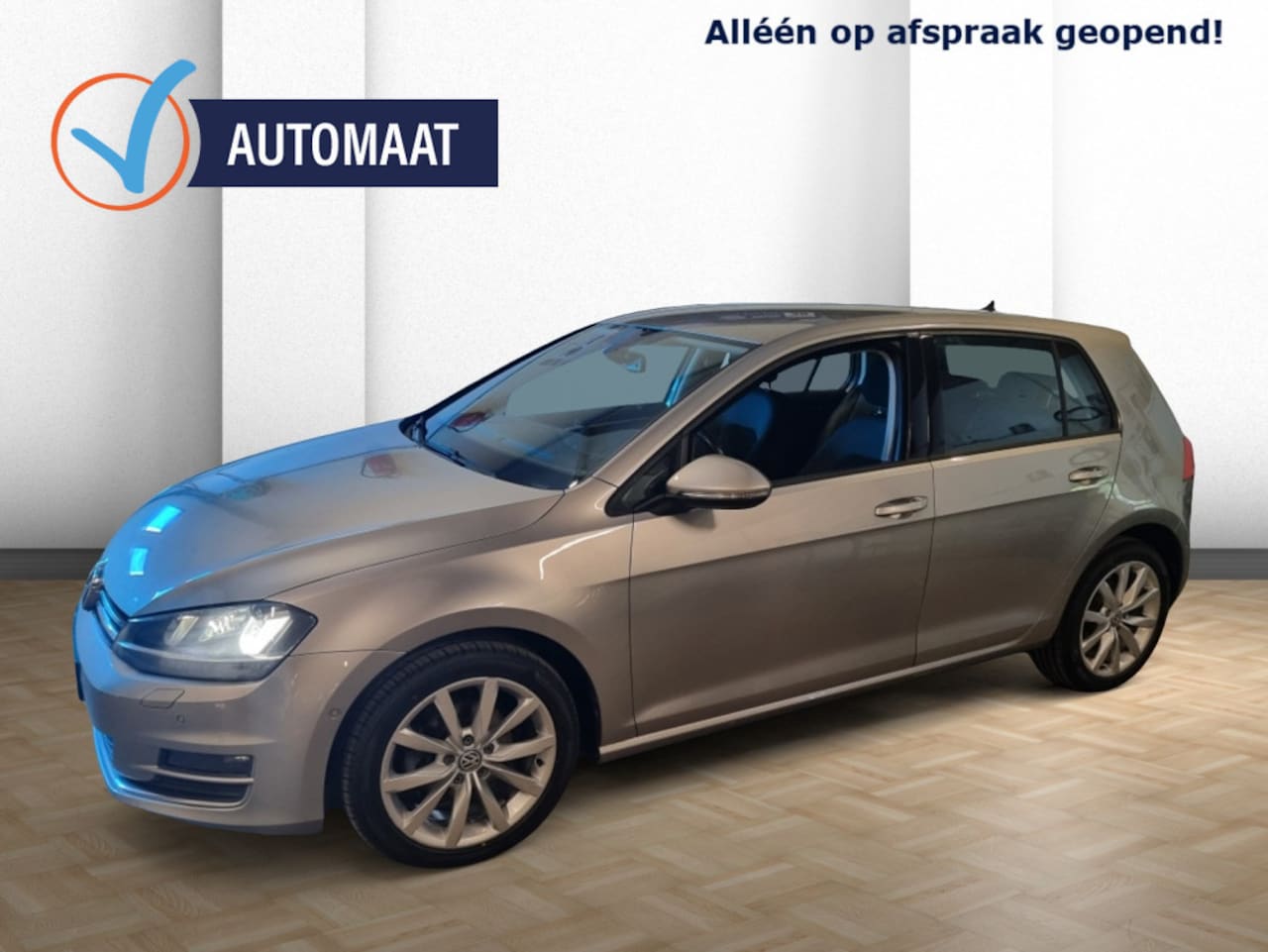 Volkswagen Golf - 7 1.2 TSI Highline DSG AUTOMAAT navi airco led apk nap 5drs cruise - AutoWereld.nl