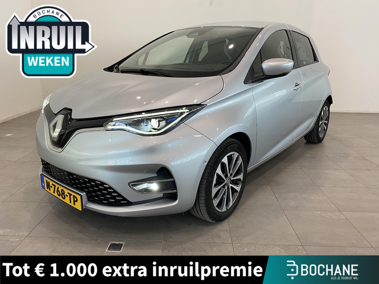 Renault Zoe - R135 Intens 52 kWh | 93,4% SOH | Navigatie 9,3" | Stoel- en stuurverwarming - AutoWereld.nl