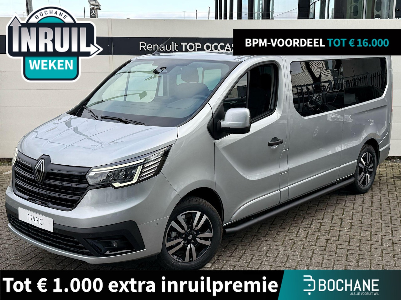 Renault Trafic - 2.0 Blue dCi 170 DC T30 L2H1 Anniversary | BPM vrij | Direct leverbaar | Navi | Camera - AutoWereld.nl