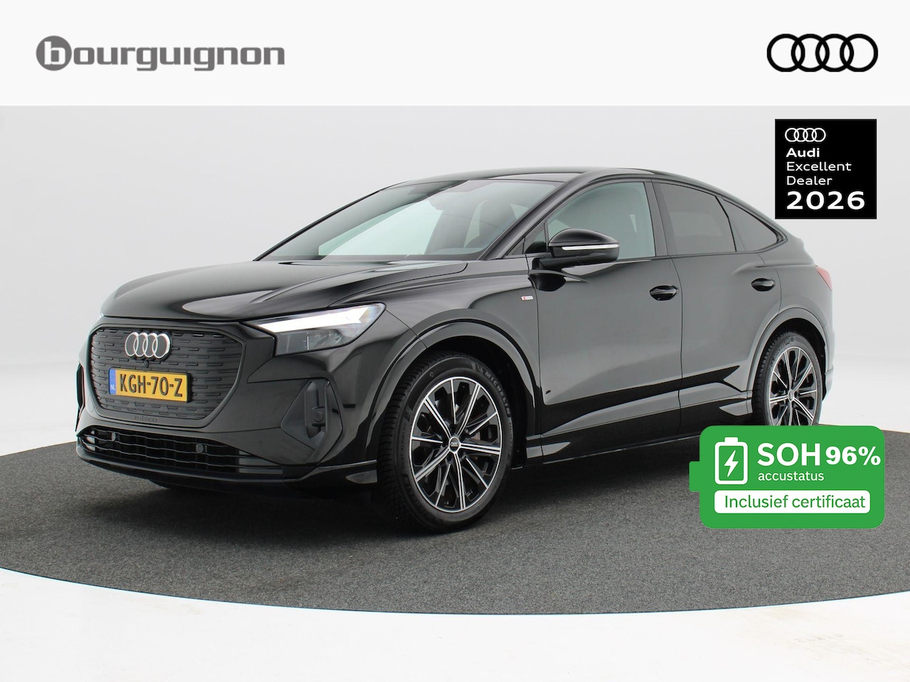 Audi Q4 Sportback e-tron - 40 S edition 77 kWh 204 Pk | Stoelverwarming | Matrix LED | Parkeersensoren | Adaptive Cru - AutoWereld.nl