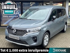 Nissan Townstar Evalia - N-connecta NIEUW UIT VOORRAAD LEVERBAAR | 1500 KG trekgewicht | 100% elektrisch | Parkeers