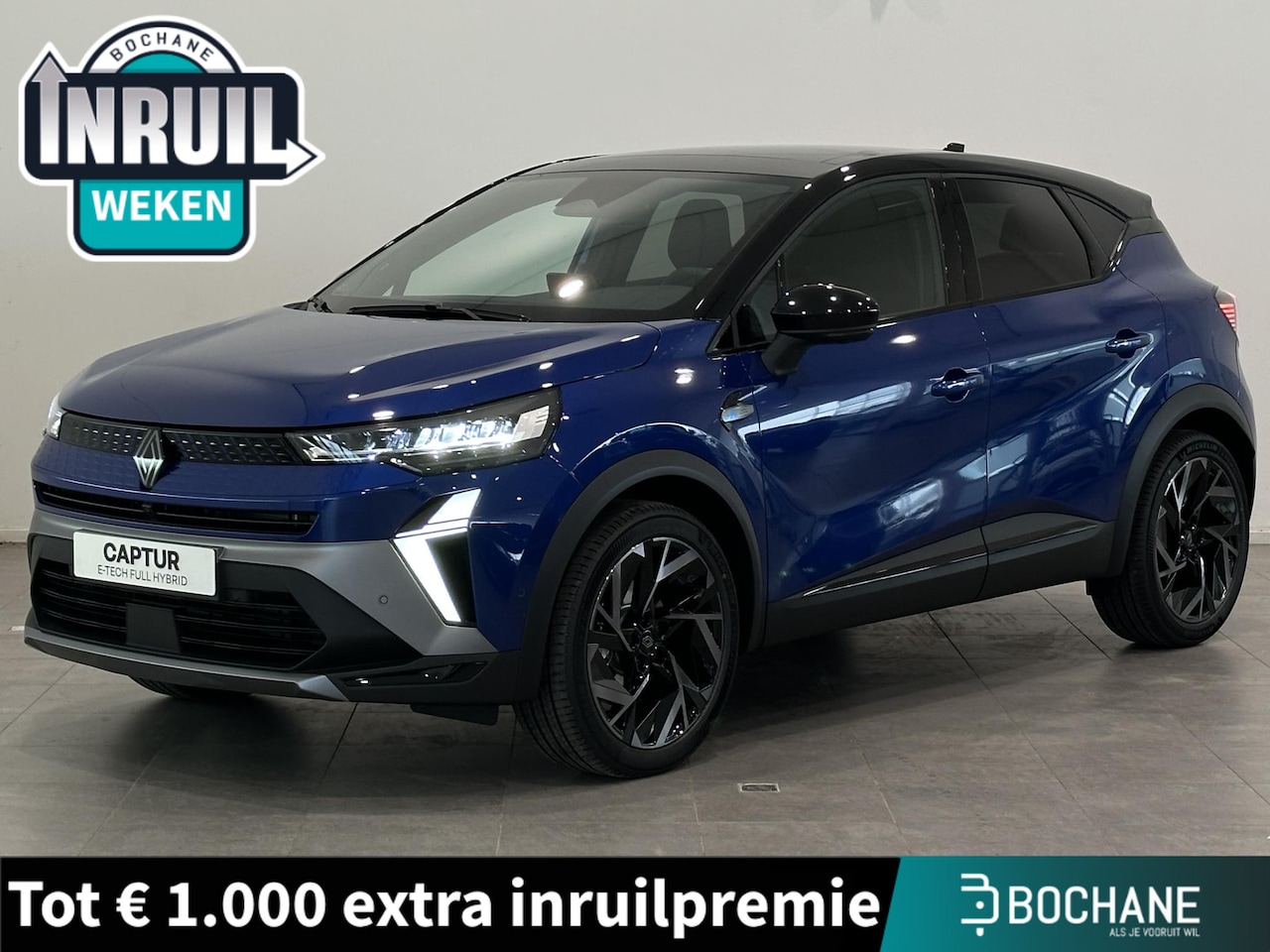 Renault Captur - 1.8 E-Tech Full Hybrid 160 Esprit Alpine | Pack Privilège | Pack Light & Sound | Van: € 41 - AutoWereld.nl
