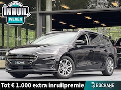 Ford Focus Wagon - 1.0 EcoBoost Hybrid Titanium 125PK | Navigatie | Carplay | Parkeersensoren voor en achter