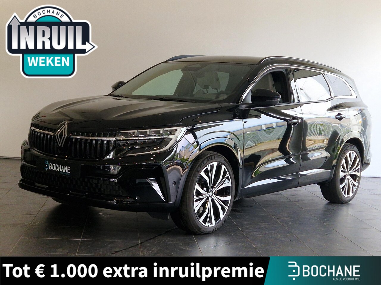 Renault Espace - E-Tech full hybrid 200 iconic 7p. LEDEREN BEKLEDING | PANORAMADAK | COMPLETE AUTO! - AutoWereld.nl