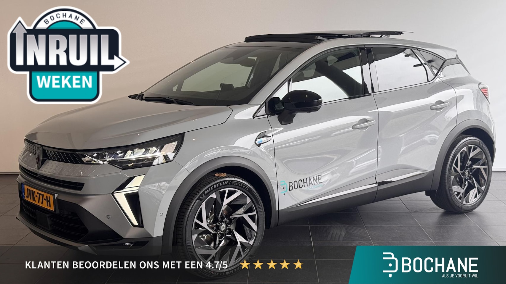 Renault Captur - 1.8 E-Tech full hybrid 160 esprit Alpine DEMO | PANORAMISCH SCHUIF KANTELDAK | HARMAN KARD - AutoWereld.nl