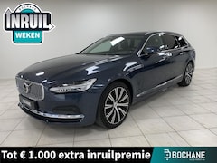 Volvo V90 - 2.0 B4 Inscription UITKLAPBARE TREKHAAK | ACHTERUITRIJCAMERA | NAVIGATIE | LEDEREN BEKLEDI
