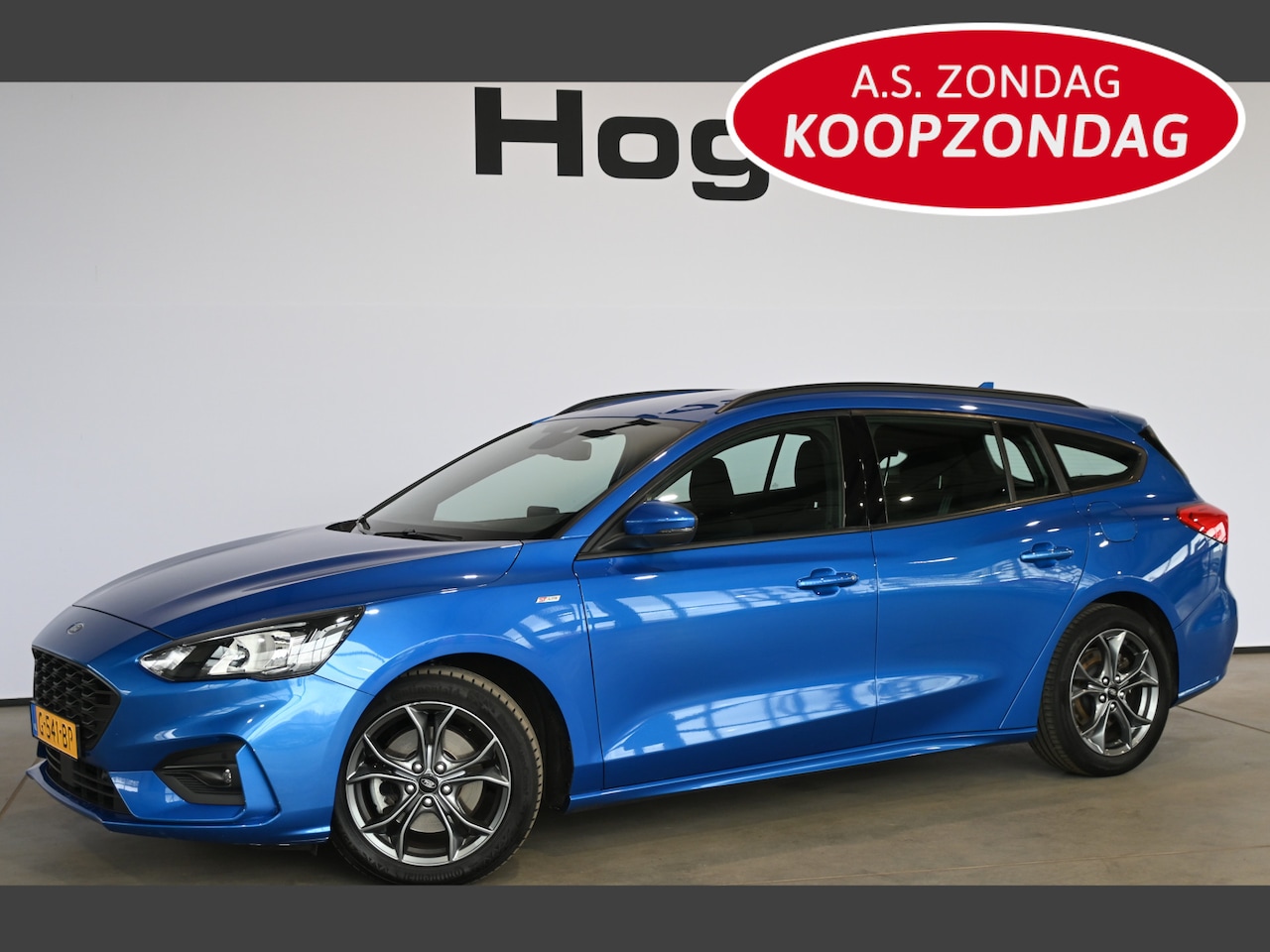 Ford Focus Wagon - 1.0 EcoBoost 126pk ST Line ketting! Navigatie 1e Eigenaar Airco LED Cruise control Goed On - AutoWereld.nl