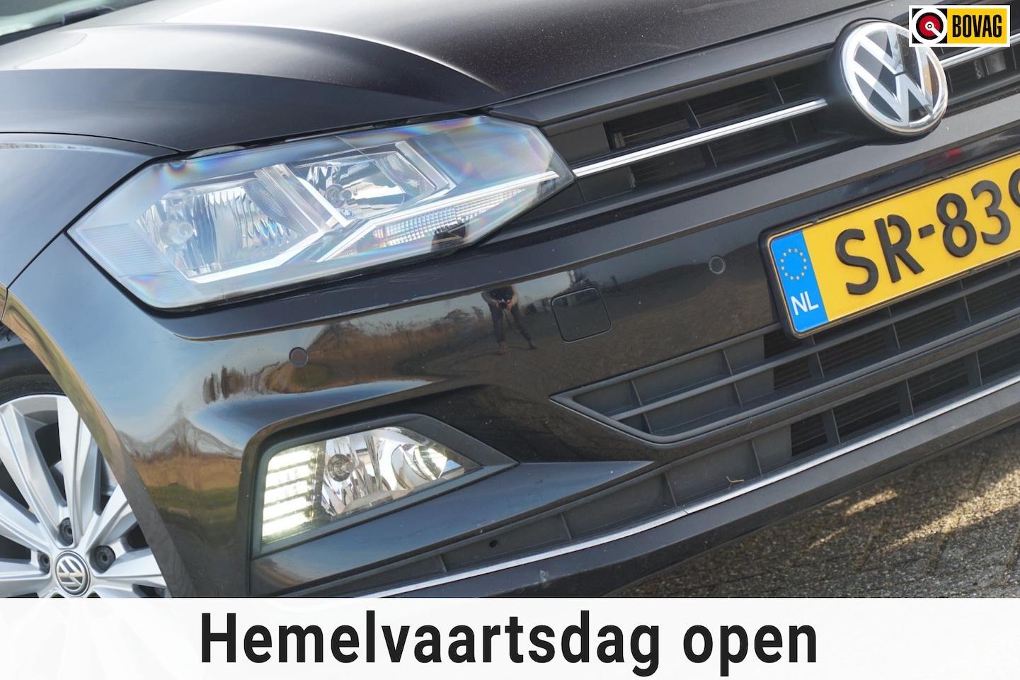 Volkswagen Polo - 1.0 TSI Highline AUTOMAAT | Deep Black Metallic | AppleCarplay/Navi/Cruise/Bluetooth/AC - AutoWereld.nl