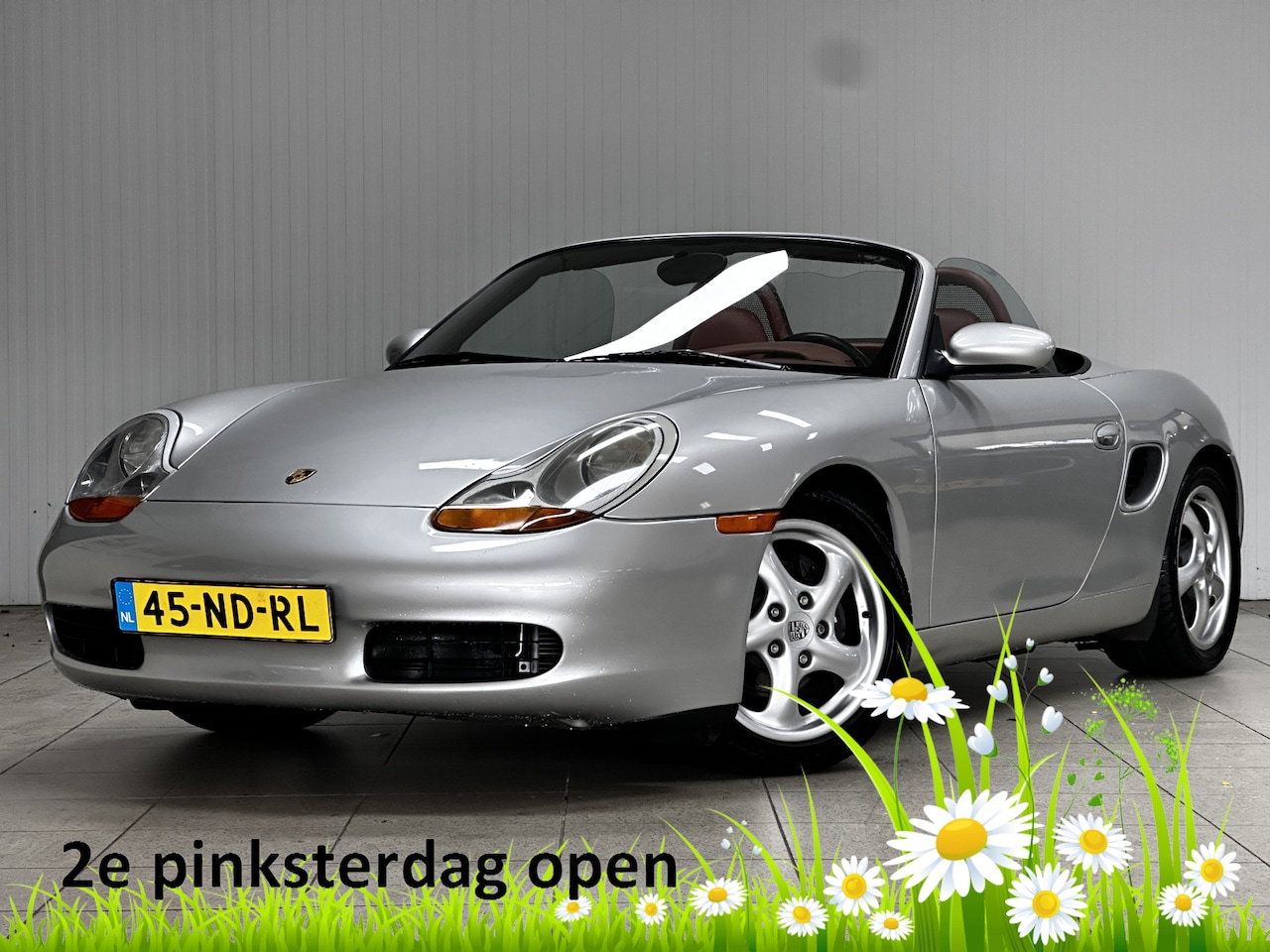 Porsche Boxster - 2.5/ Dealer Onderhouden!/ 17''LMV/ Stoelverw./ Elek. Kap/ LEDER/ Multi-Media/ Clima/ Navi/ - AutoWereld.nl