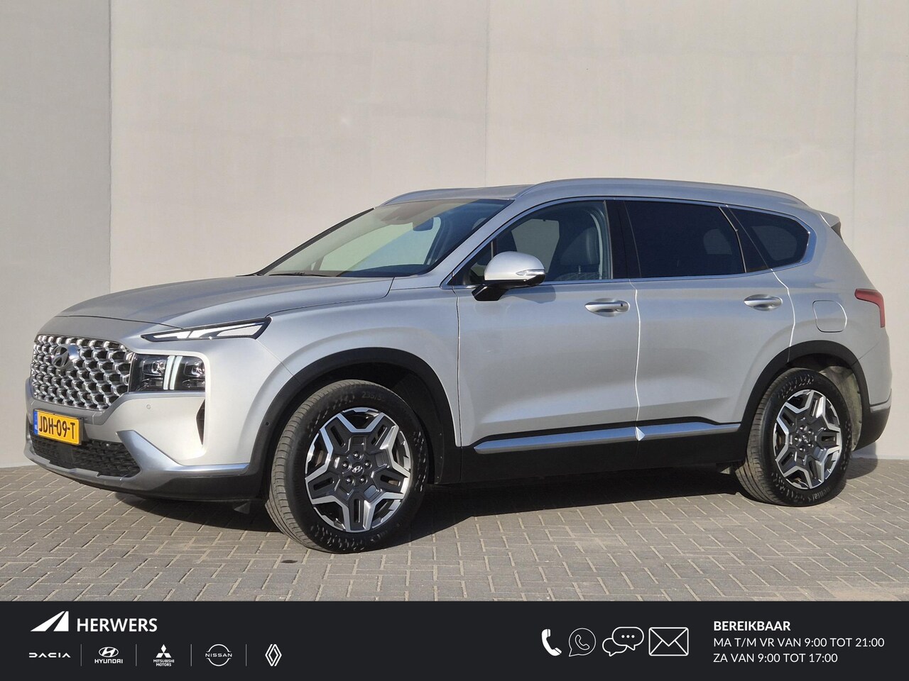 Hyundai Santa Fe - 1.6 T-GDI PHEV Plug-in Premium Automaat Fabrieksgarantie tot 07/2027 / HUD / trekhaak 1.35 - AutoWereld.nl