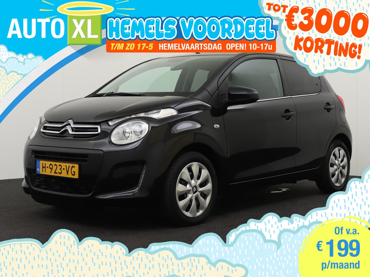 Citroën C1 - 1.0 VTi Feel Pack-Comfort Bluetooth DAB Getint Glas LED - AutoWereld.nl