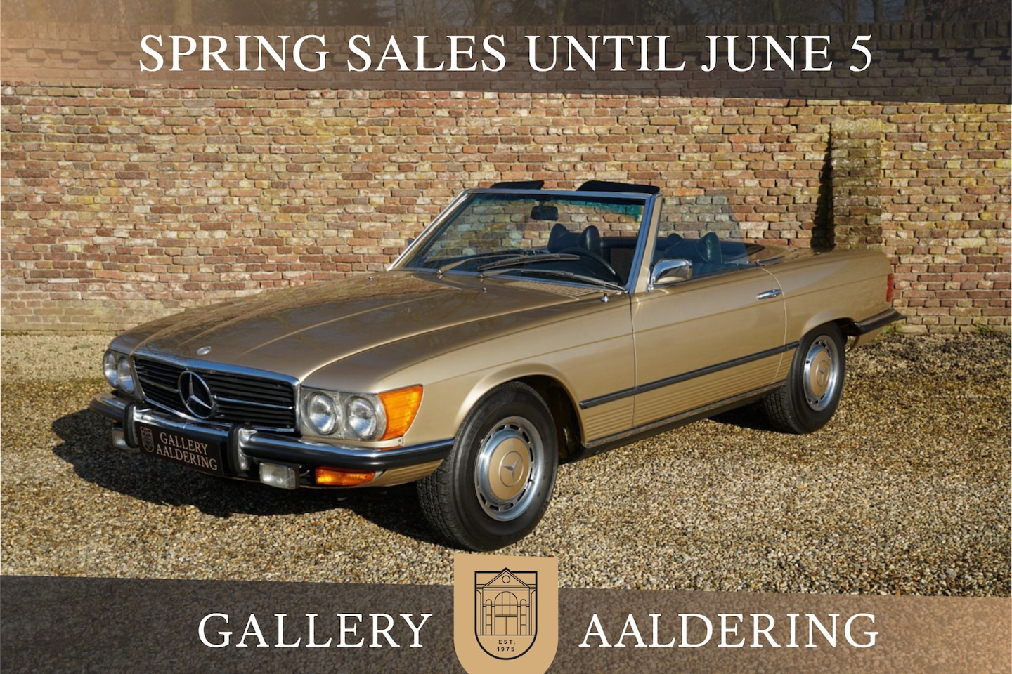 Mercedes-Benz SL-klasse Cabrio - 450 PRICE REDUCTION Livery in Icon Gold over Black MB-Tex, Just 65422 miles recorded on th - AutoWereld.nl