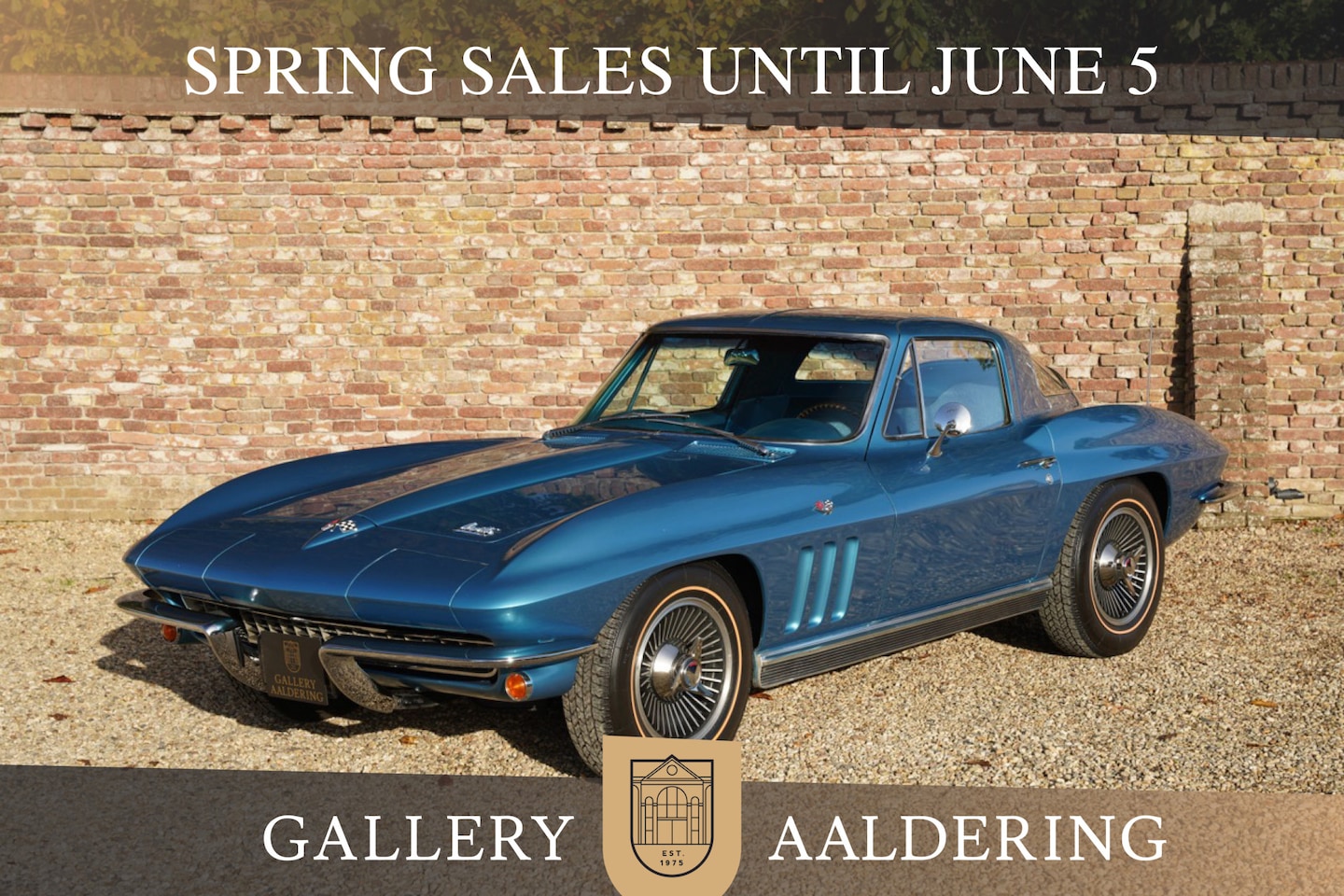 Corvette C2 - Sting Ray PRICE REDUCTION Blue on Blue - "Nassau Blue Metallic over Bright Blue Vinyl", Ve - AutoWereld.nl