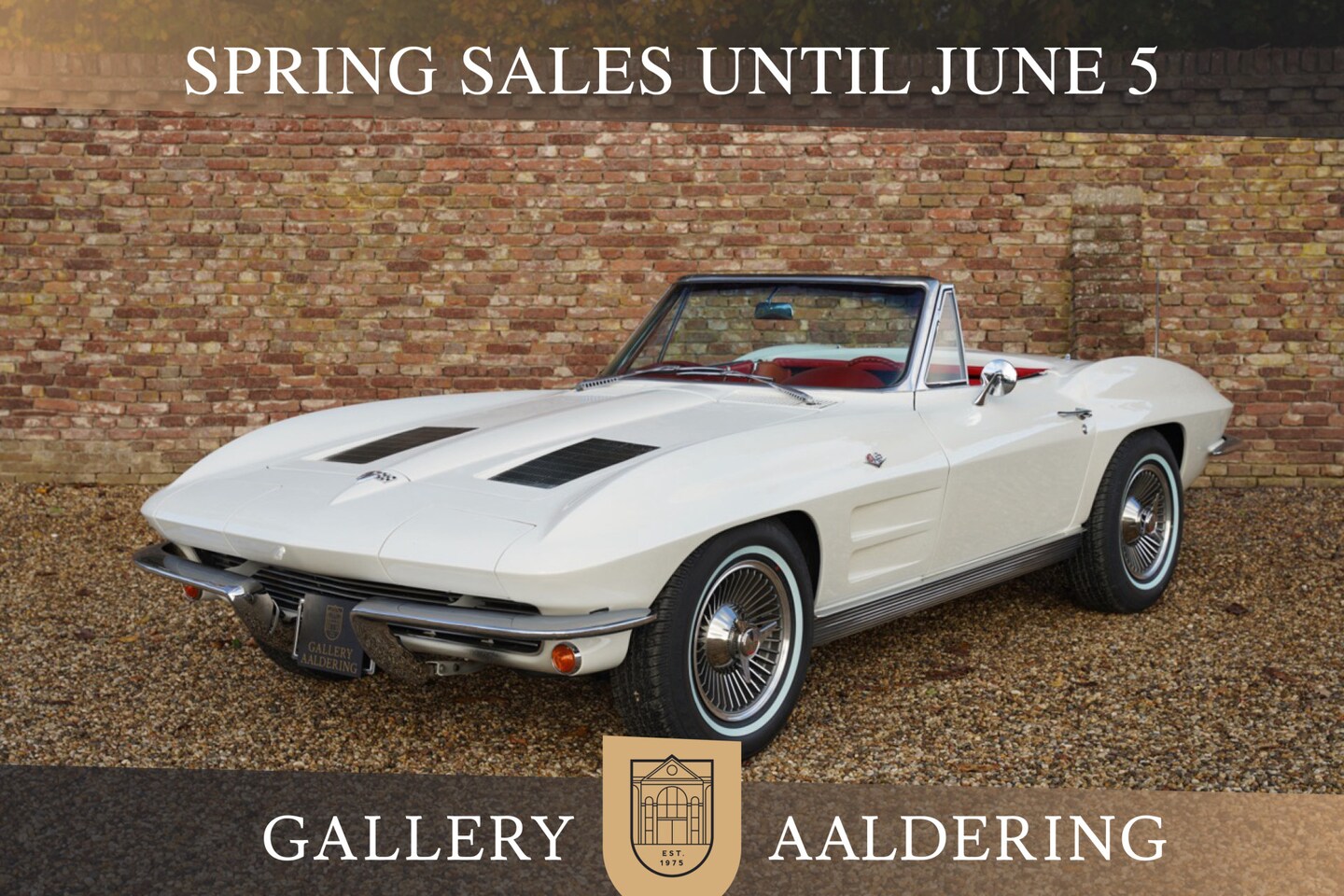 Corvette C2 - Sting Ray Convertible PRICE REDUCTION "No. 1987 built" From the first batch of 2000 manufa - AutoWereld.nl