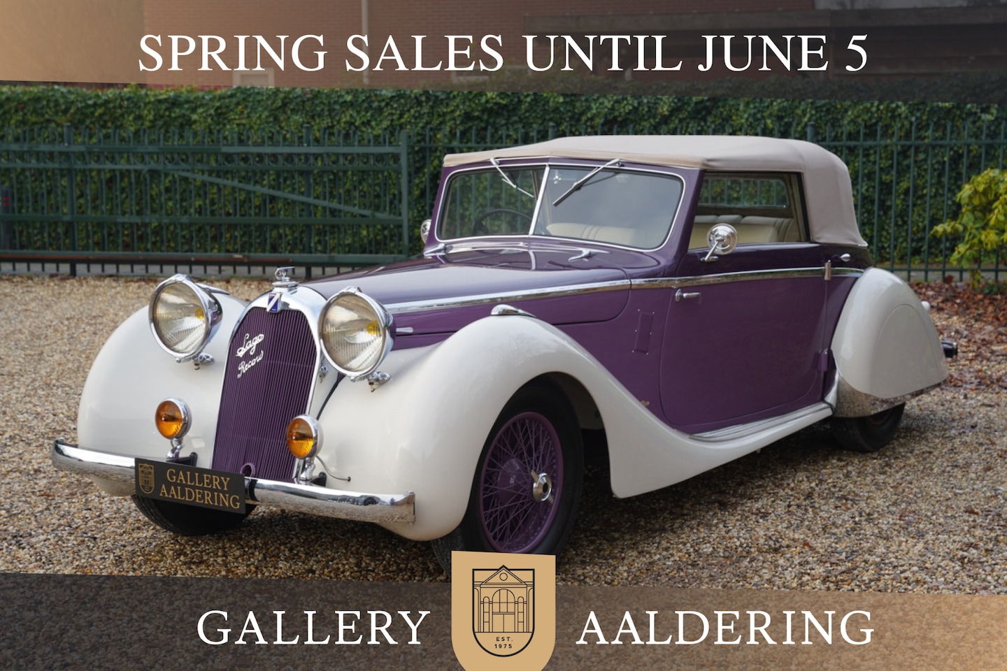 Talbot Lago - Unique car, Veth&Zoon body, Pebble Beach Car - AutoWereld.nl