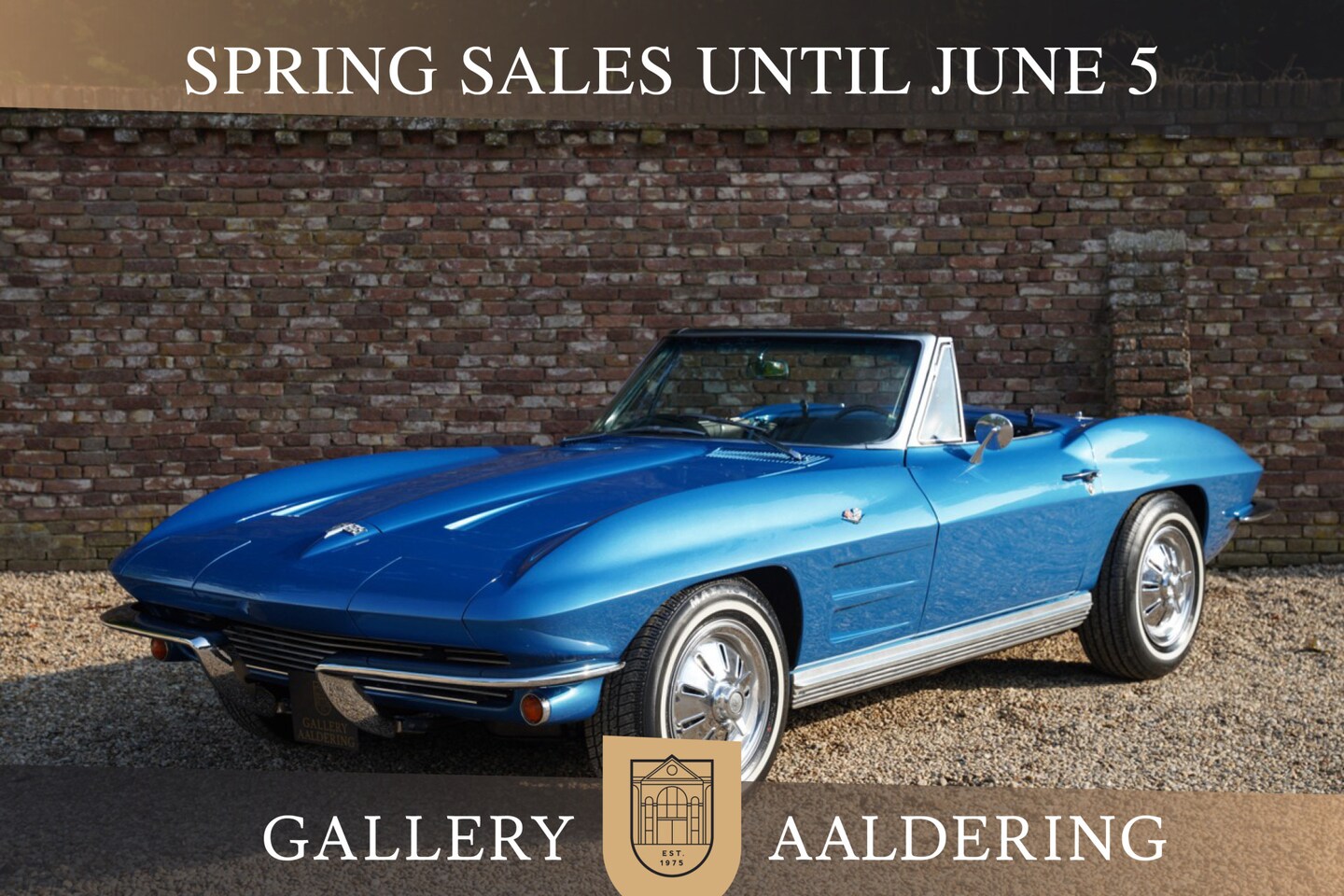 Corvette C2 - Sting Ray Convertible PRICE REDUCTION Restored condition, In the shade of Daytona Blue wit - AutoWereld.nl