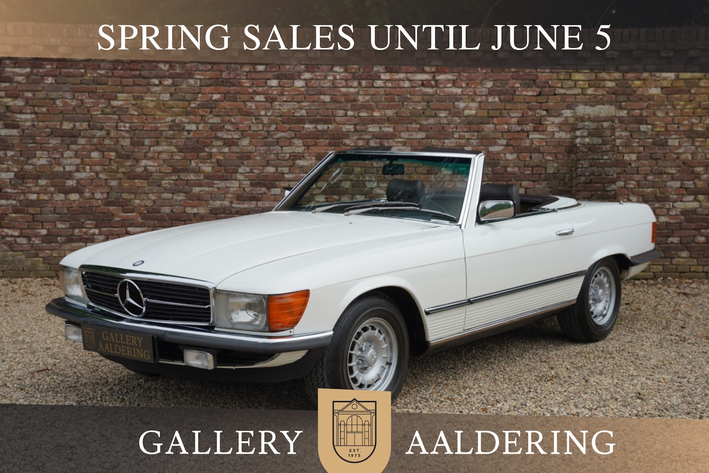 Mercedes-Benz SL-klasse Cabrio - 280 R107 PRICE REDUCTION Nice and original condition, Executed from factory in Classic Whi - AutoWereld.nl