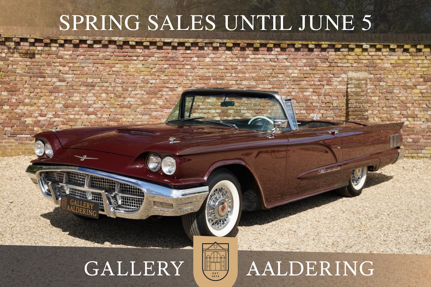Ford Thunderbird - Convertible V8 352 ci PRICE REDUCTION Presented in the factory colour combination Royal Bu - AutoWereld.nl