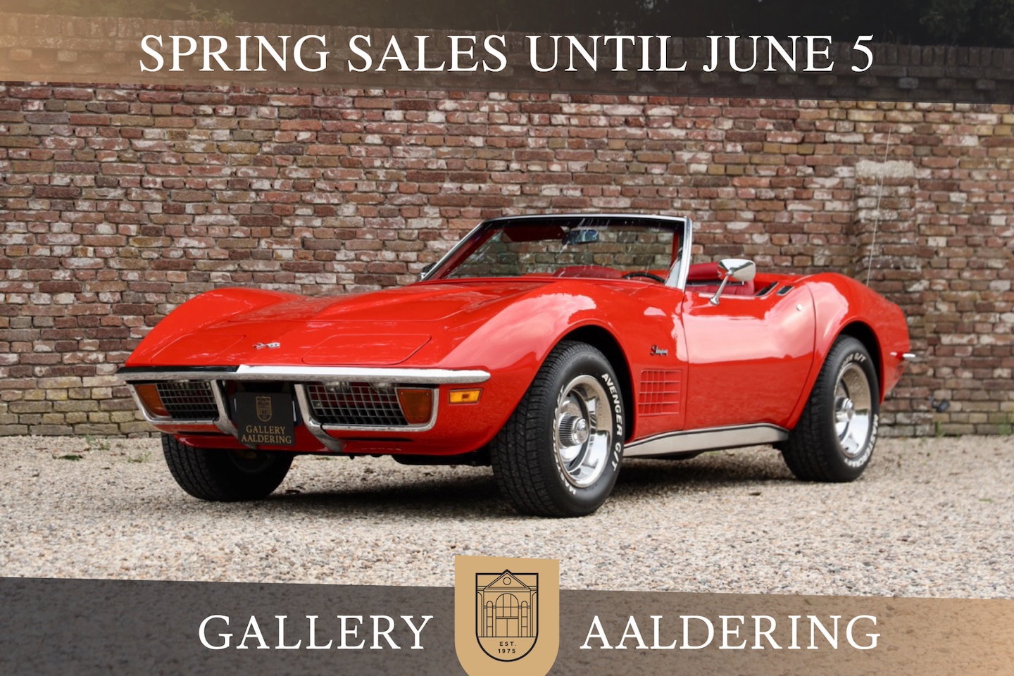Chevrolet Corvette Convertible - C3 PRICE REDUCTION "Restored condition" Executed in "Monza (Rally) Red" over a red interio - AutoWereld.nl