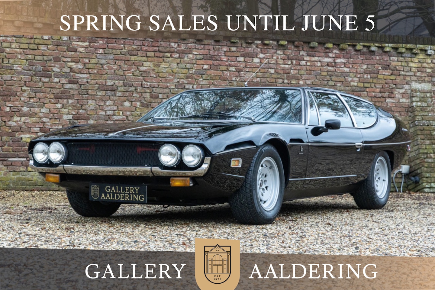Lamborghini Espada - series 2 PRICE REDUCTION "Matching Numbers" Presented in "Nero Cangiante over Bordeaux Sen - AutoWereld.nl