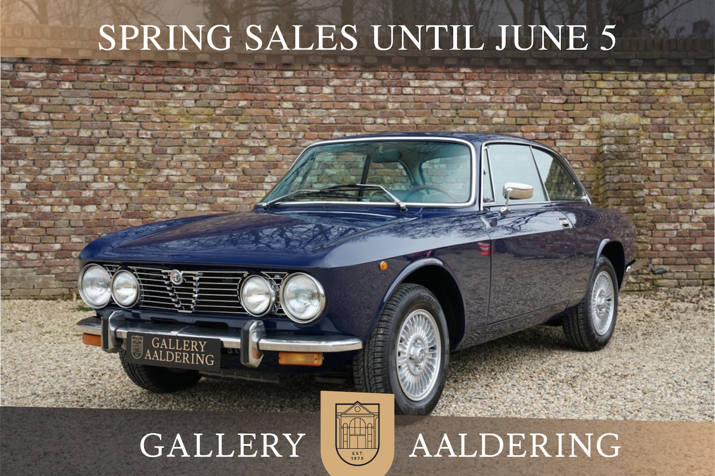 Alfa Romeo GTV - 2000 Bertone PRICE REDUCTION "Blu Ollandese over Naturale" Finished in its original color - AutoWereld.nl