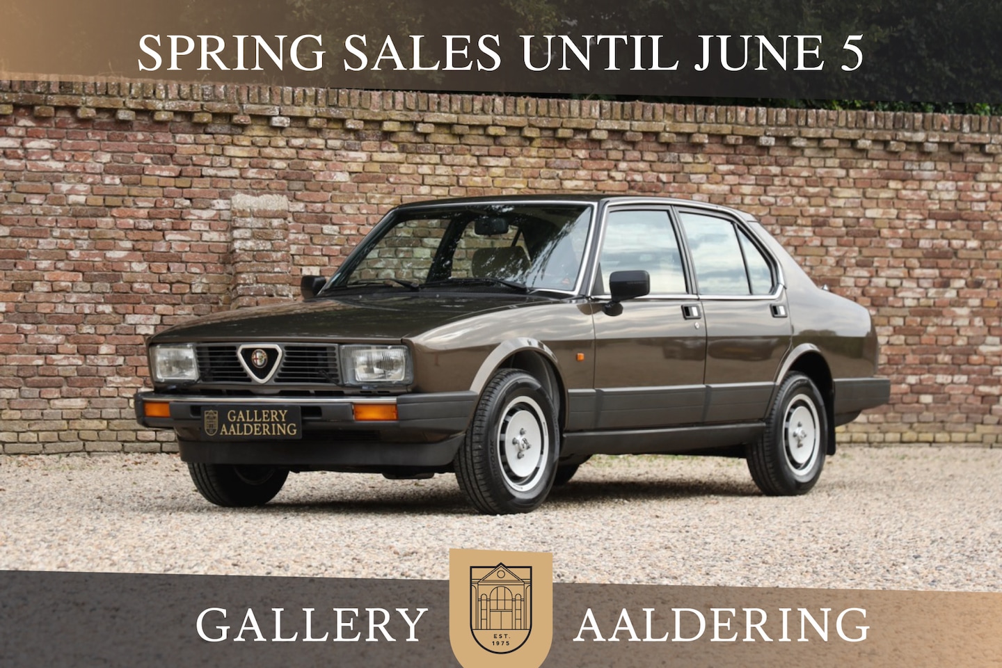 Alfa Romeo Alfetta - 2.0 PRICE REDUCTION "51.000 kilometers" "Last year production model" for the European mark - AutoWereld.nl