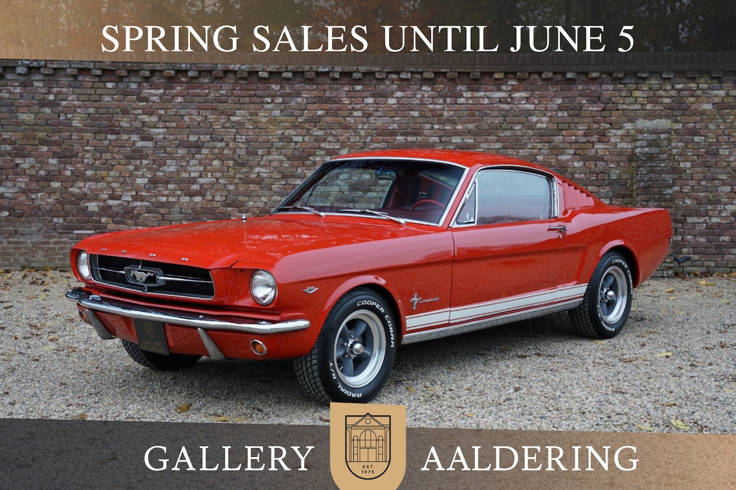 Ford Mustang Fastback - 289 PRICE REDUCTION "An A-code in Triple Red" Triple red livery - Executed in "Maroon Red - AutoWereld.nl
